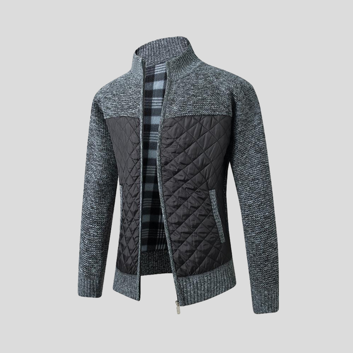 Šimon – Veste masculine élégante avec des détails tissés