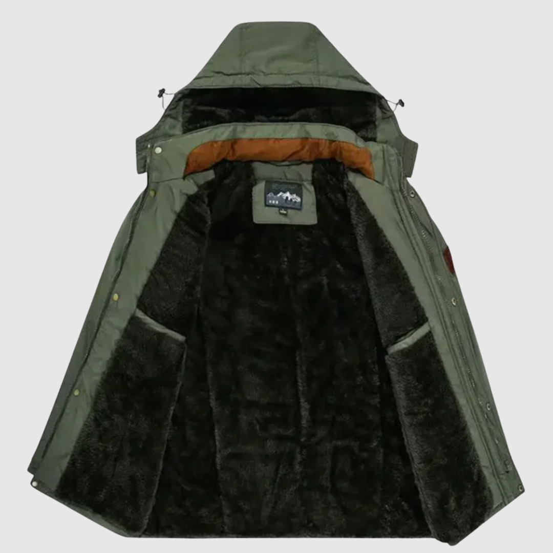 Marek – Veste d'hiver avec doublure en duvet et capuche