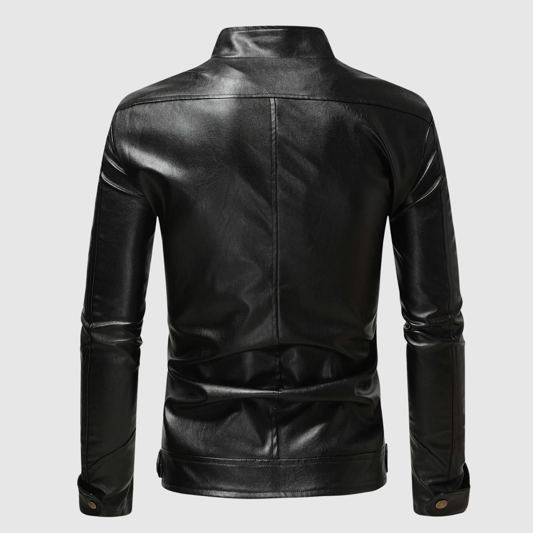 Dorian – Veste en cuir classique au design épuré