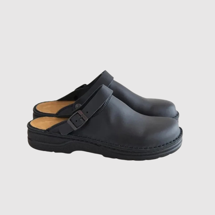Oskar – Sandales en cuir confortables avec sangle réglable