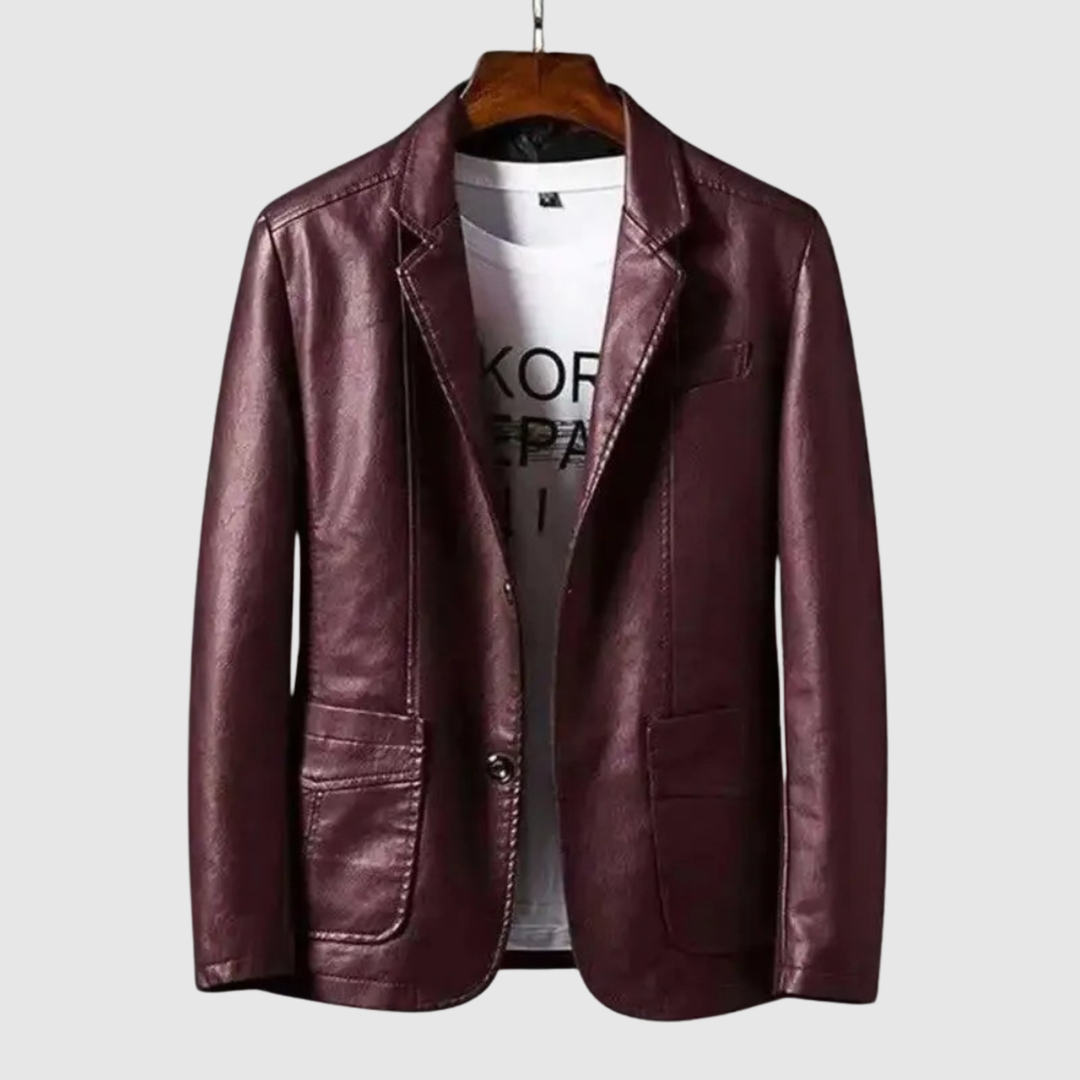 Dorian – Veste en cuir élégante « Classique nocturne »