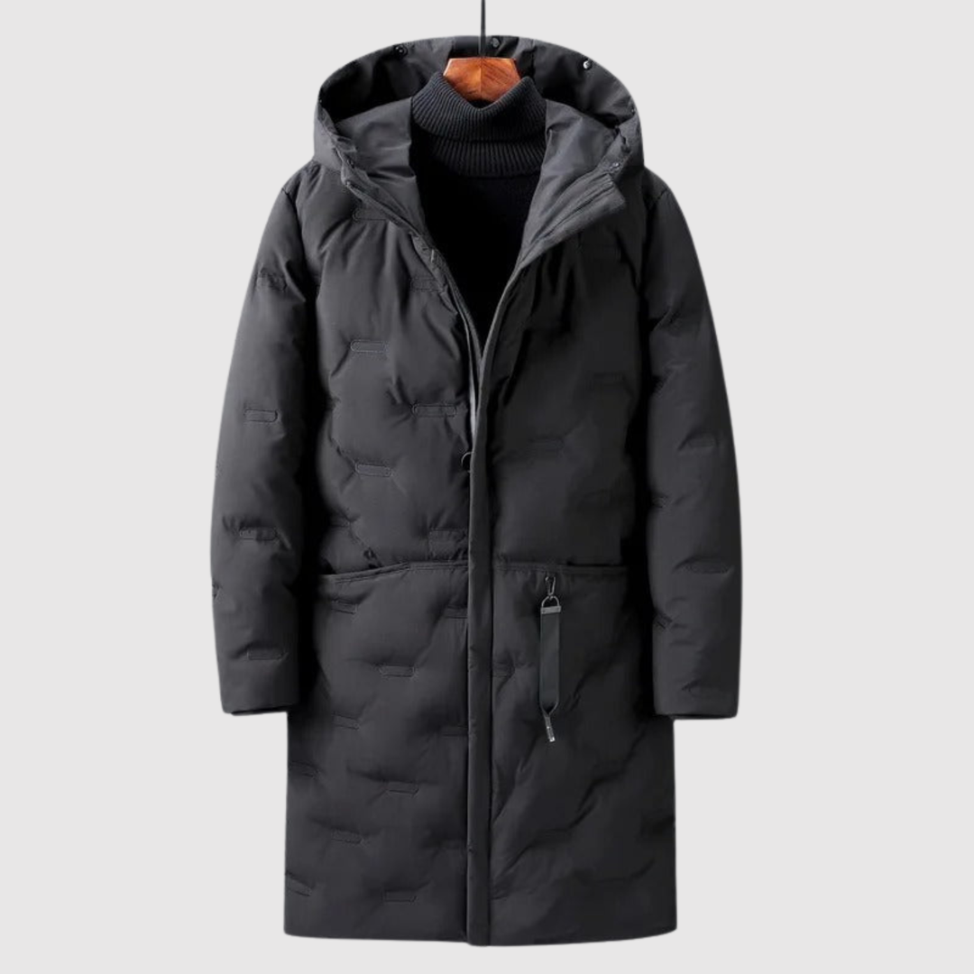 Marek – Long manteau d'hiver avec doublure thermique