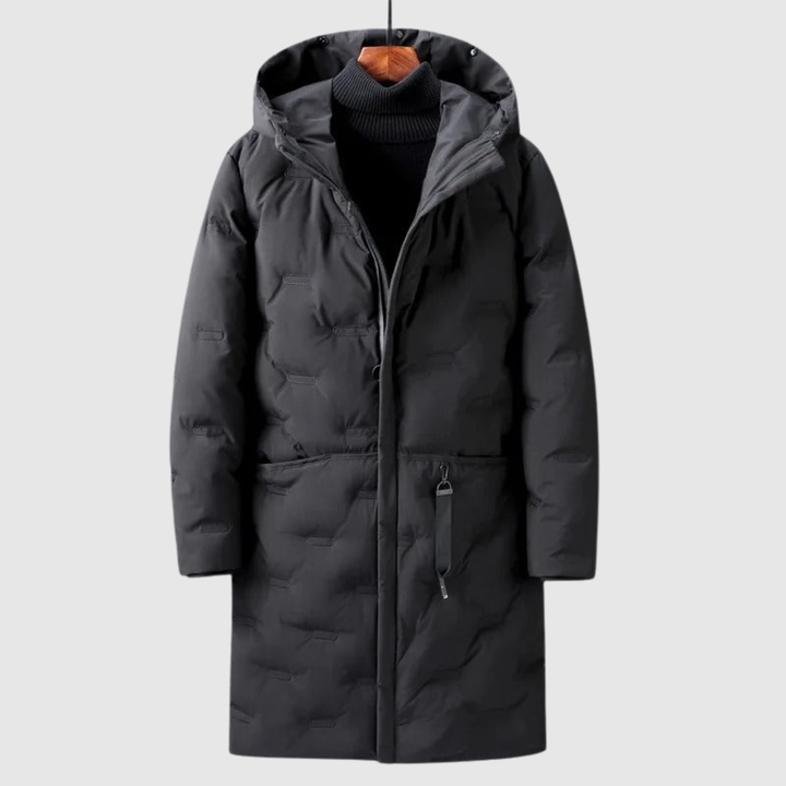 Marek – Long manteau d'hiver avec doublure thermique