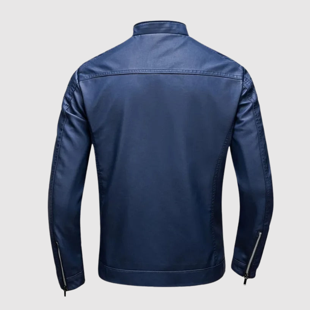 Dorian – Veste en cuir élégante au design épuré
