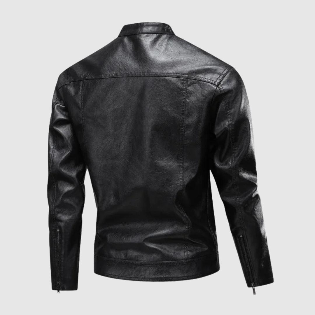 Dorian – Veste en cuir au design classique