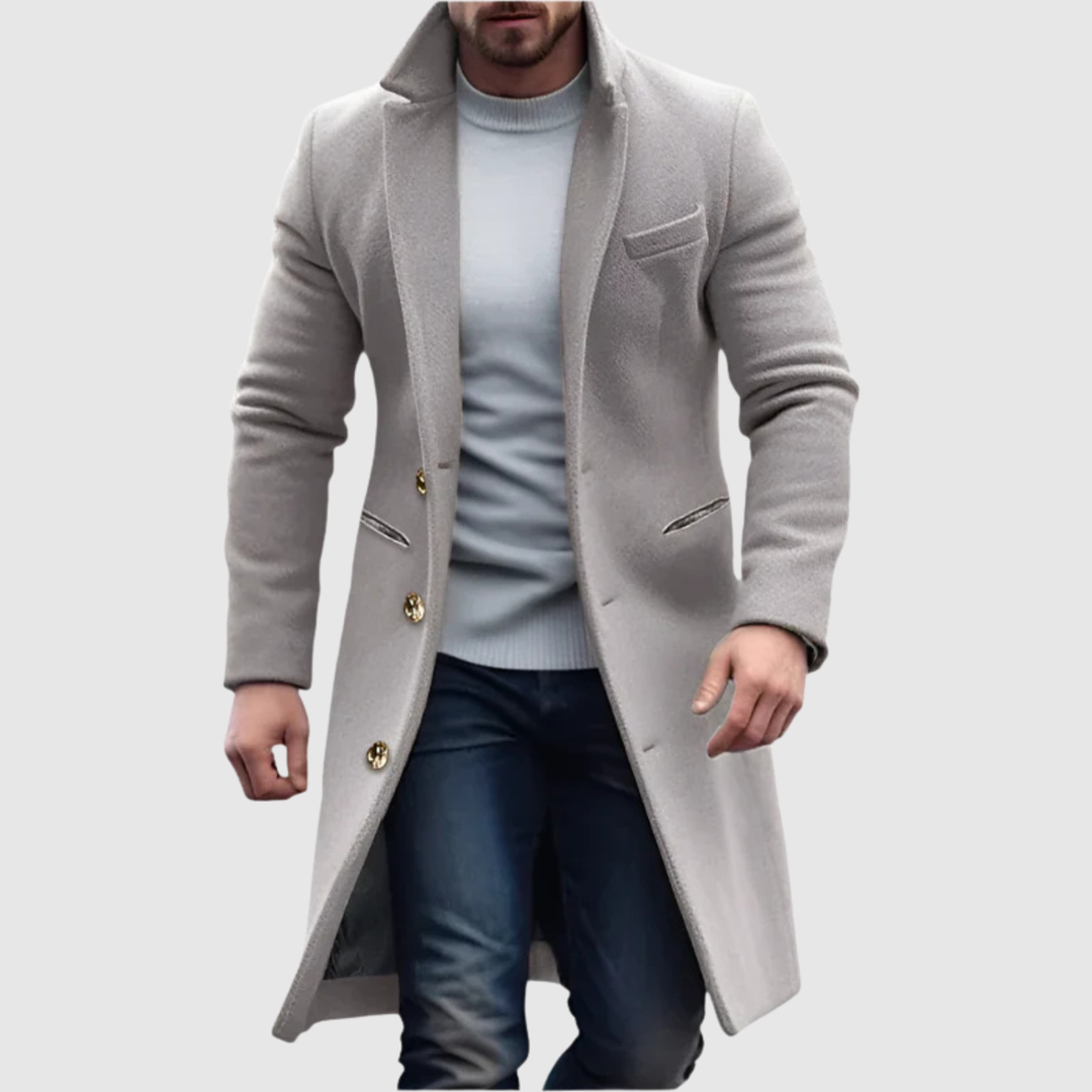 Marek – Manteau d'hiver élégant à la silhouette épurée