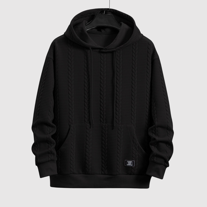 Daniel – Sweat-shirt avec tricot texturé