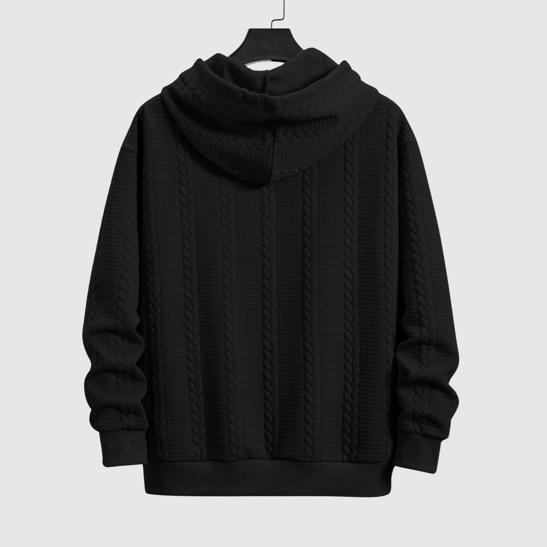 Daniel – Sweat-shirt avec tricot texturé