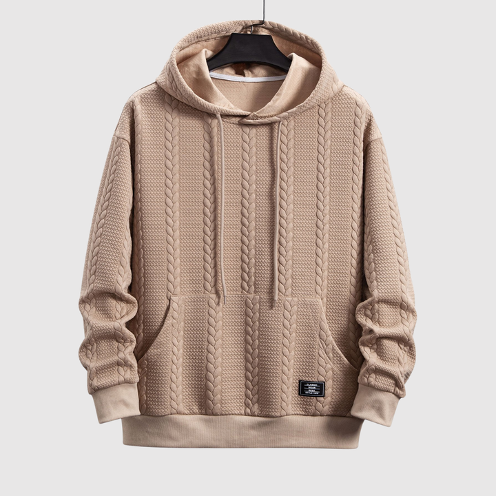 Daniel – Sweat-shirt avec tricot texturé