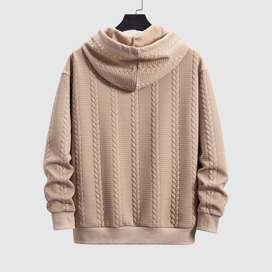 Daniel – Sweat-shirt avec tricot texturé