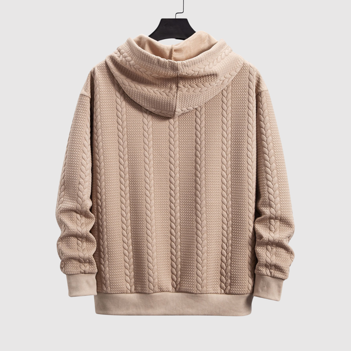 Daniel – Sweat-shirt avec tricot texturé