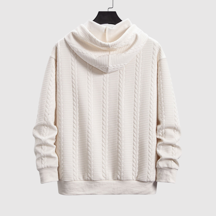 Daniel – Sweat-shirt avec tricot texturé