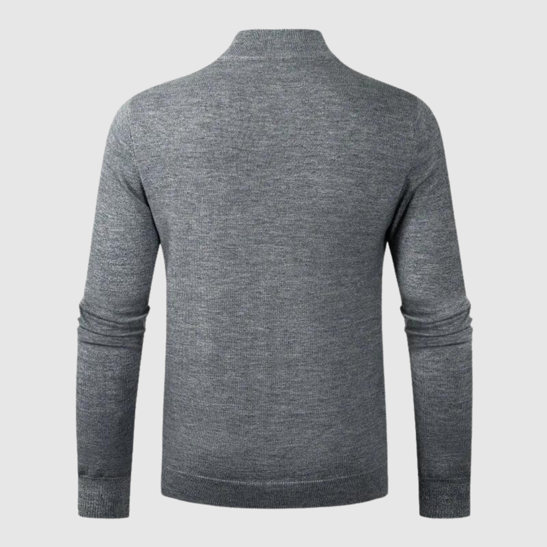 Daniel – Pull à demi-zip en tricot