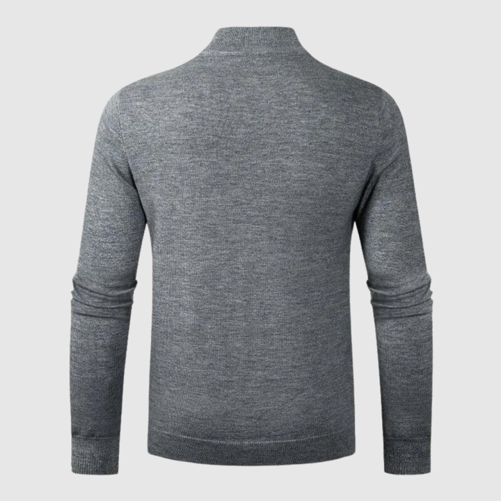 Daniel – Pull à demi-zip en tricot