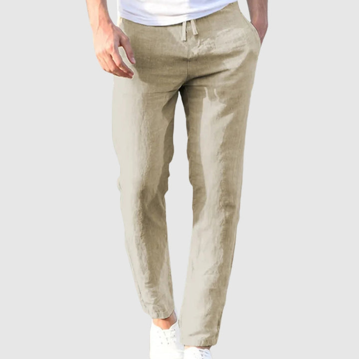 Leo - Pantalon en lin léger et stylé pour hommes