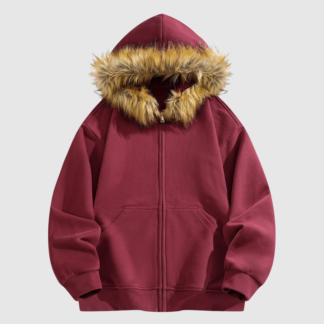 Šimon - Sweat à capuche en fourrure