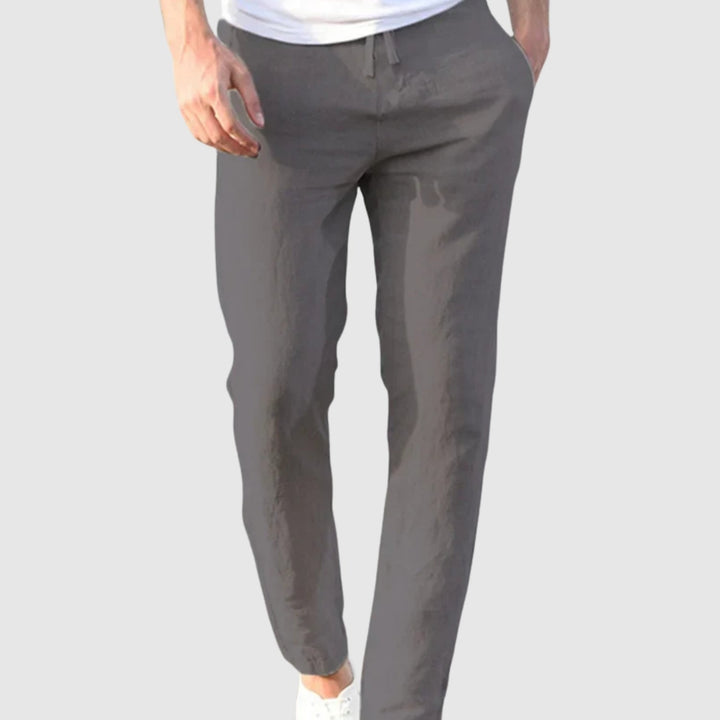 Leo - Pantalon en lin léger et stylé pour hommes
