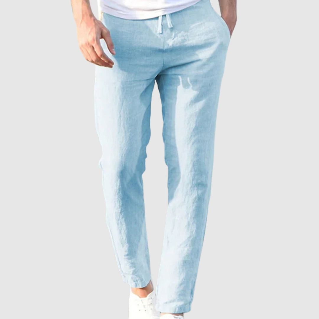 Leo - Pantalon en lin léger et stylé pour hommes