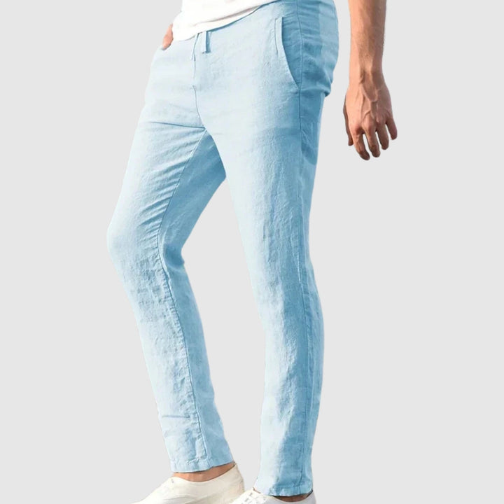 Leo - Pantalon en lin léger et stylé pour hommes
