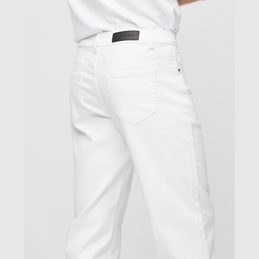 Bruno - Jeans de coupe classique en blanc