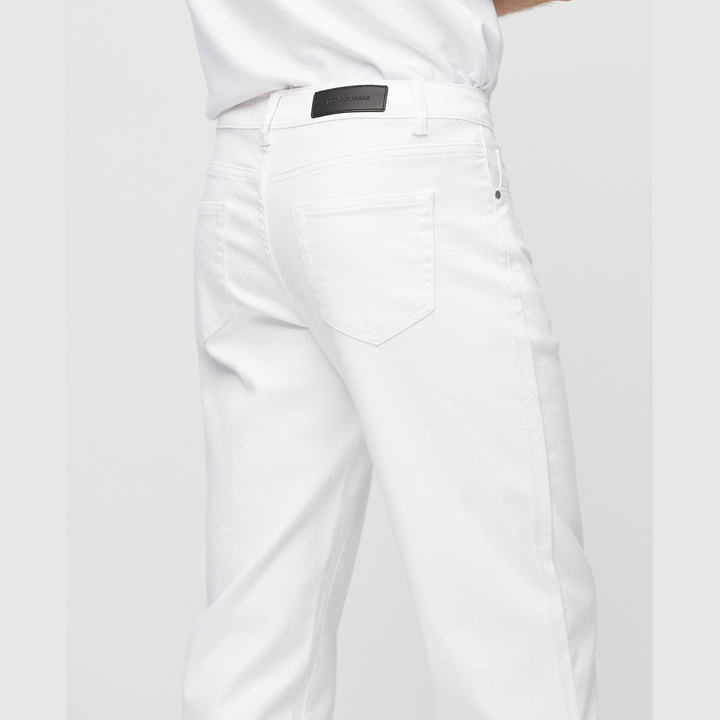 Bruno - Jeans de coupe classique en blanc