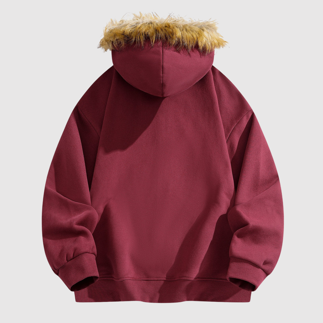 Šimon - Sweat à capuche en fourrure