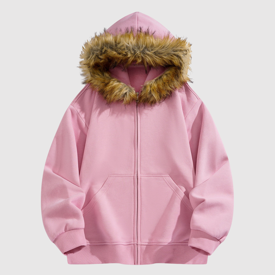 Šimon - Sweat à capuche en fourrure