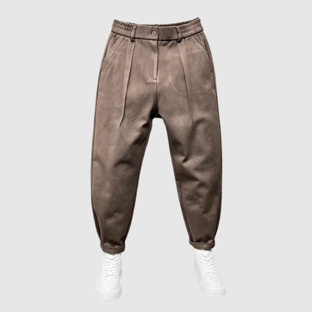 Leo - Pantalons élégants avec un motif mélangé