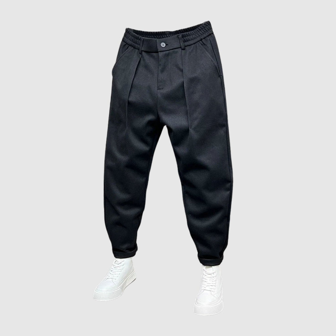 Leo - Pantalons élégants avec un motif mélangé