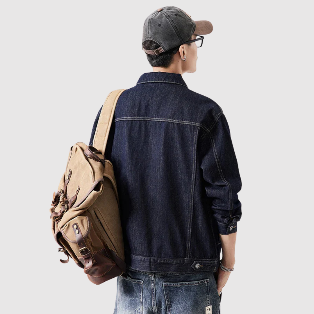 Šimon – Héritage de la veste de style tracker en twill