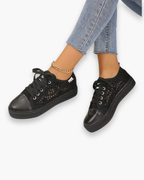Fleur - Sneakers Dentelle Chic Respirantes Femme