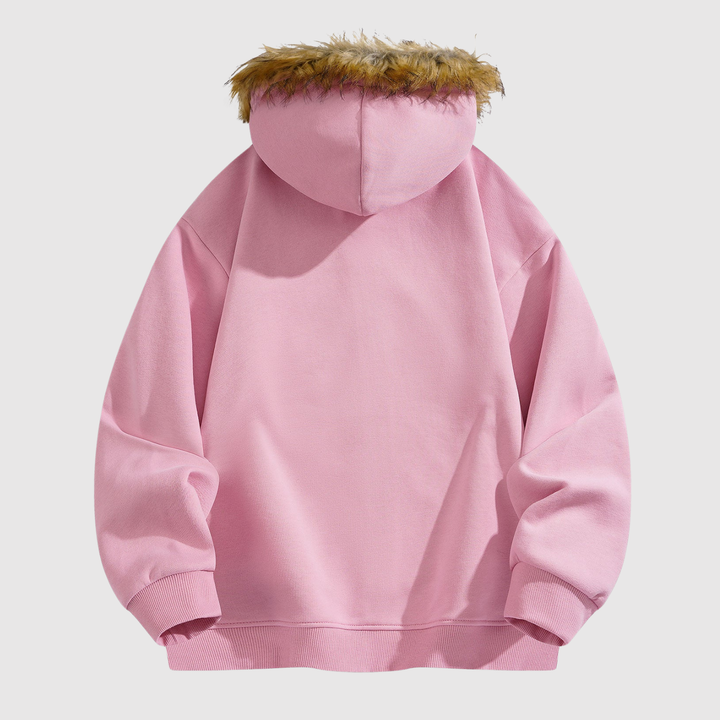 Šimon - Sweat à capuche en fourrure