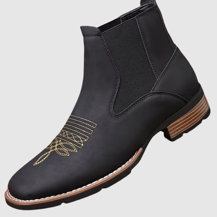 Oskar – Bottines Chelsea avec des détails brodés