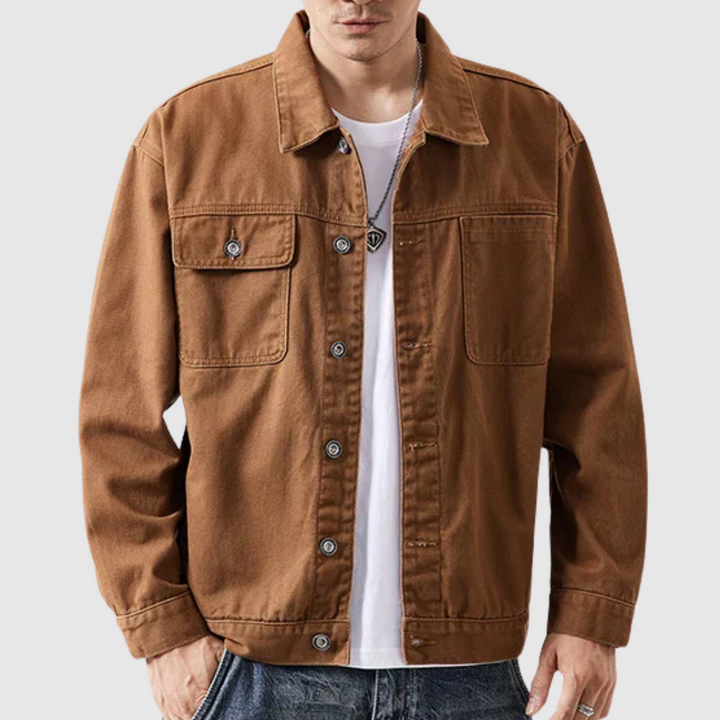 Šimon – Héritage de la veste de style tracker en twill