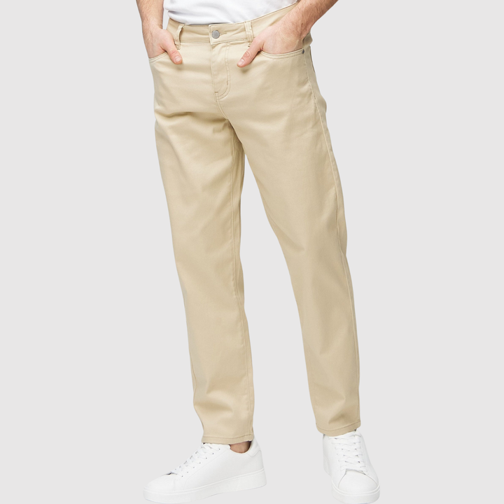 Bruno - Jeans coupe normale en beige