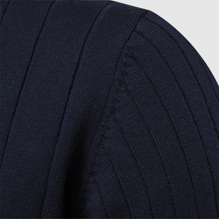 Daniel – Sweat à col zippé et tissage en mailles