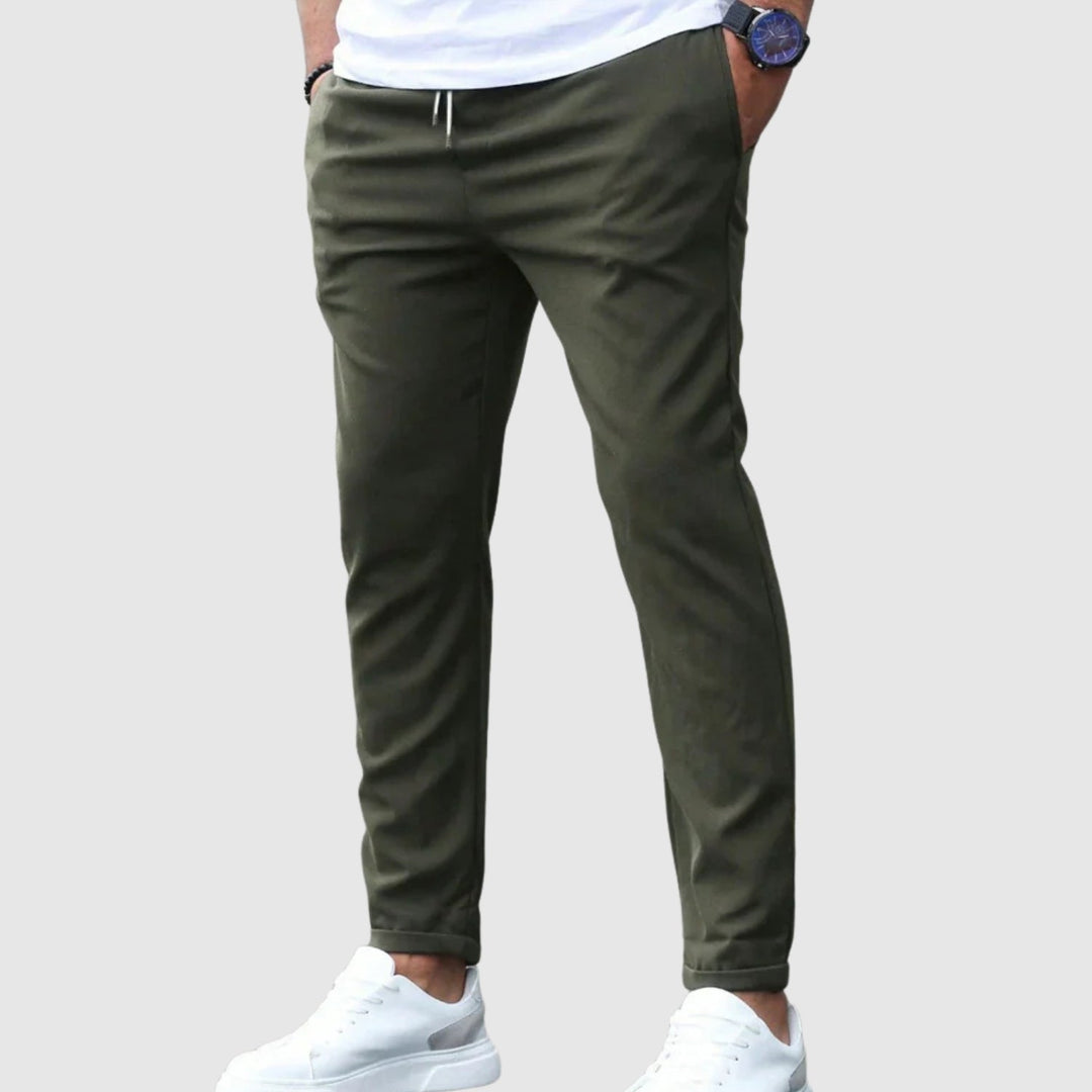 Leo – Pantalons confortables en matériau élastique de haute qualité