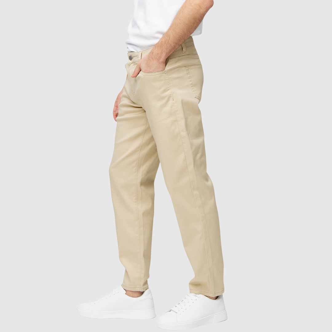 Bruno - Jeans coupe normale en beige