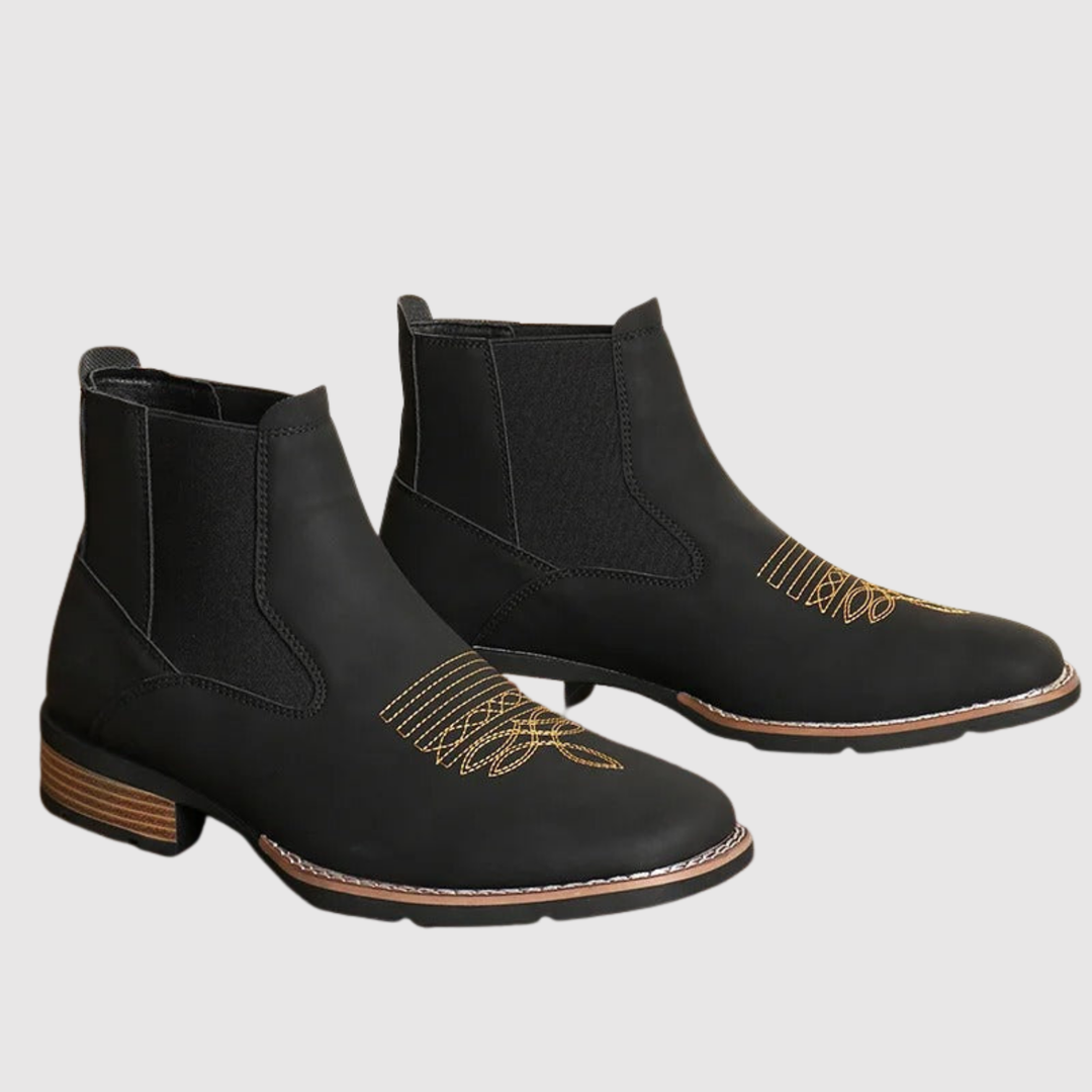Oskar – Bottines Chelsea avec des détails brodés
