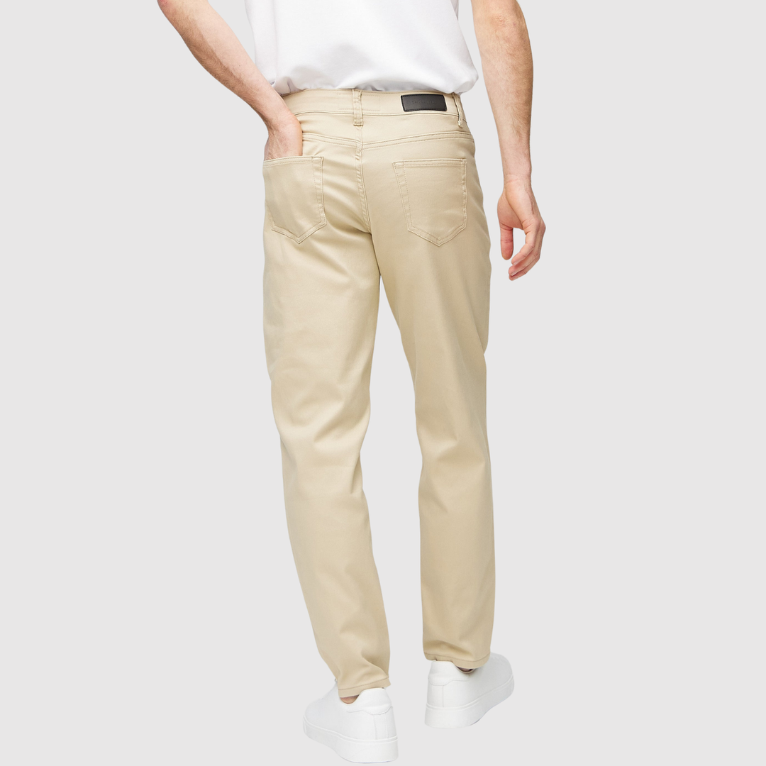 Bruno - Jeans coupe normale en beige