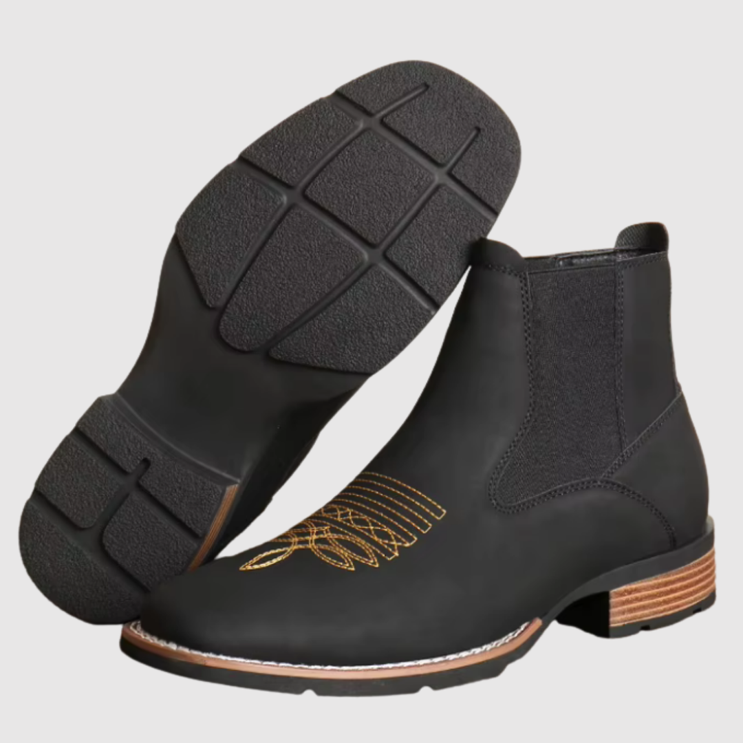 Oskar – Bottines Chelsea avec des détails brodés