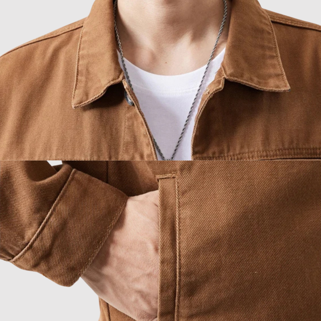 Šimon – Héritage de la veste de style tracker en twill