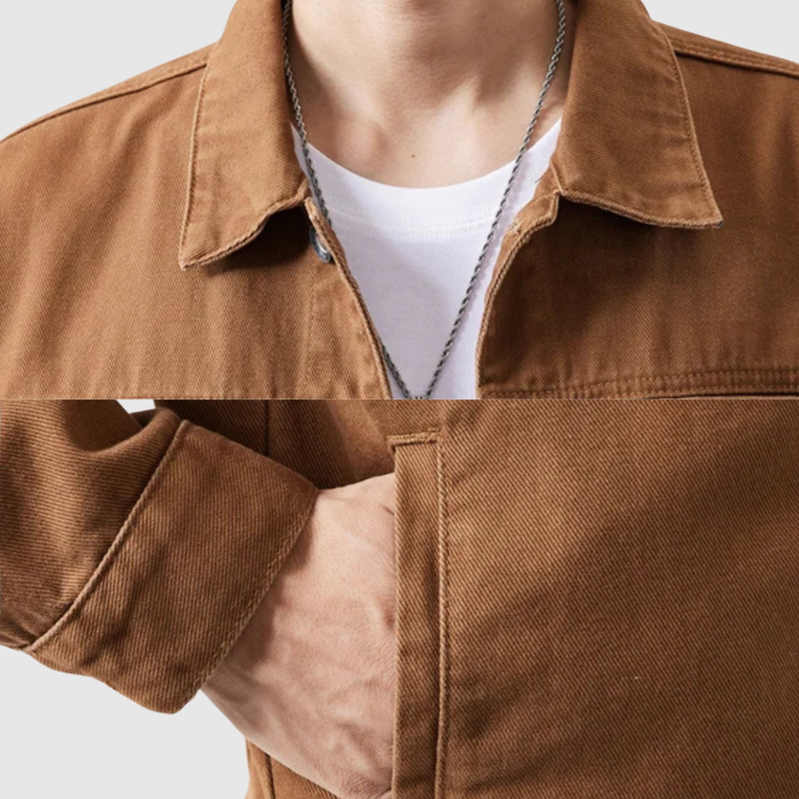 Šimon – Héritage de la veste de style tracker en twill