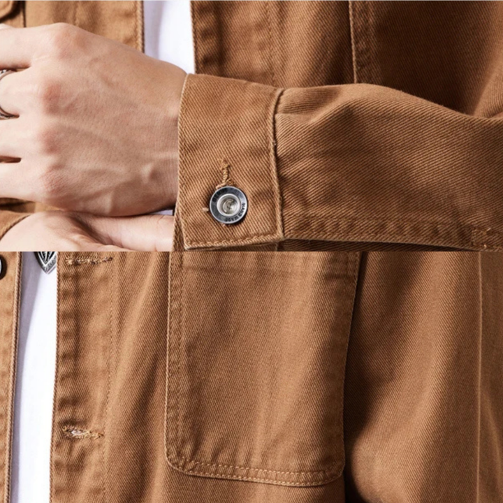 Šimon – Héritage de la veste de style tracker en twill