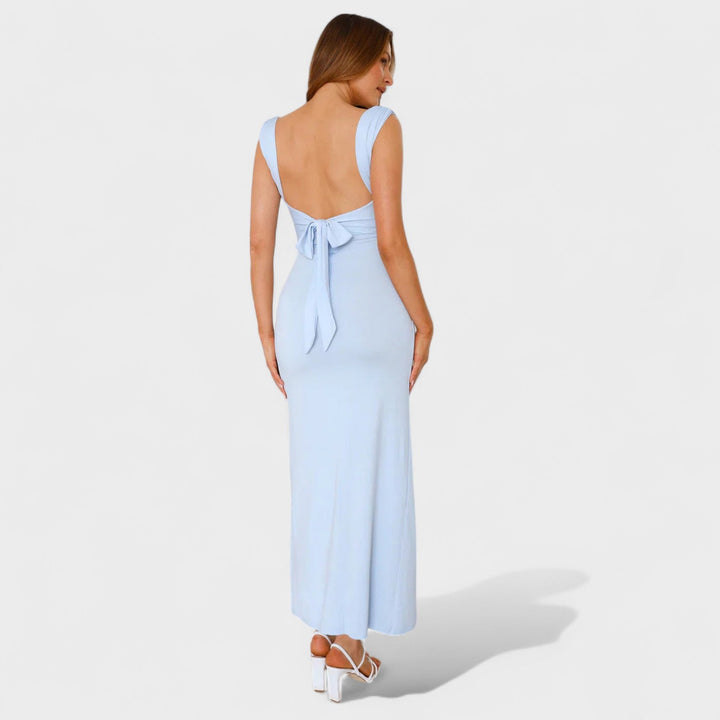 Sarela - Robe longue dos nu