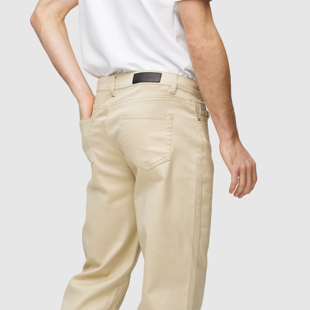 Bruno - Jeans coupe normale en beige