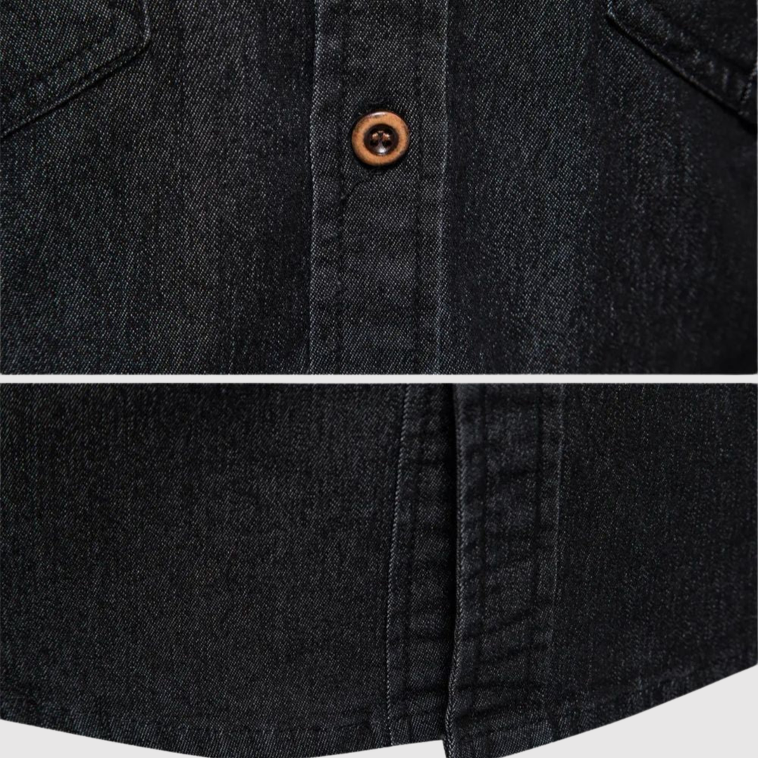 Lucas - Chemise en jean pour homme au design moderne