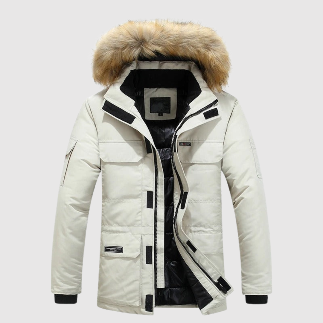 Marek – Veste d'hiver avec capuche en duvet et coupe élégante