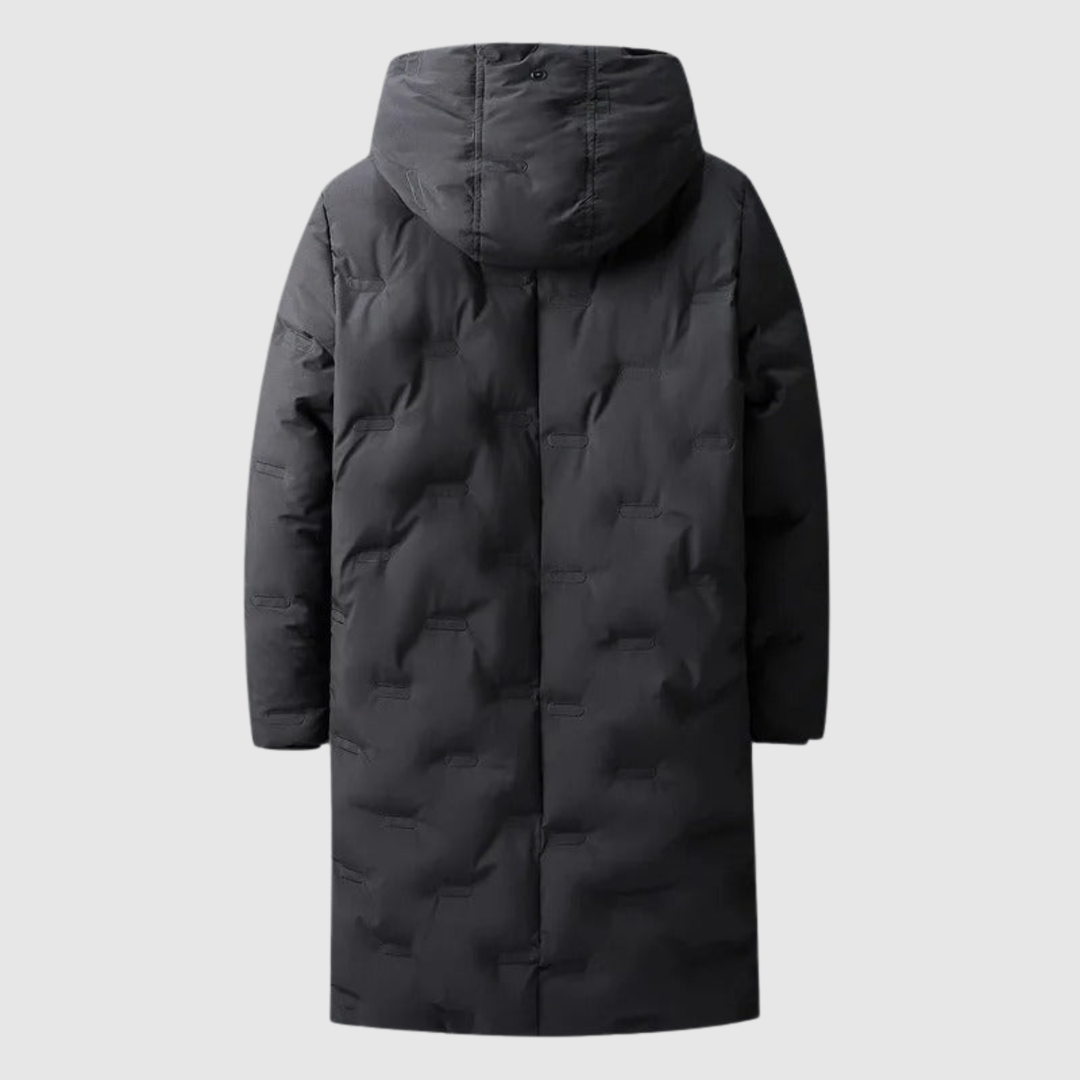 Marek – Long manteau d'hiver avec doublure thermique