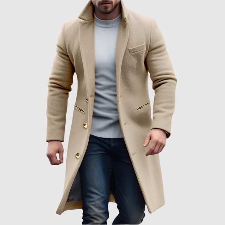 Marek – Manteau d'hiver élégant à la silhouette épurée